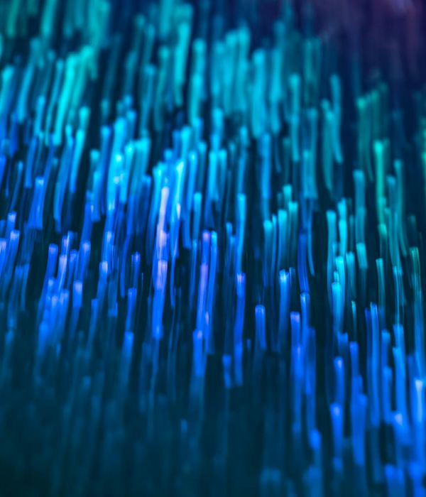 Abstract futuristic interface with glowing neon lines